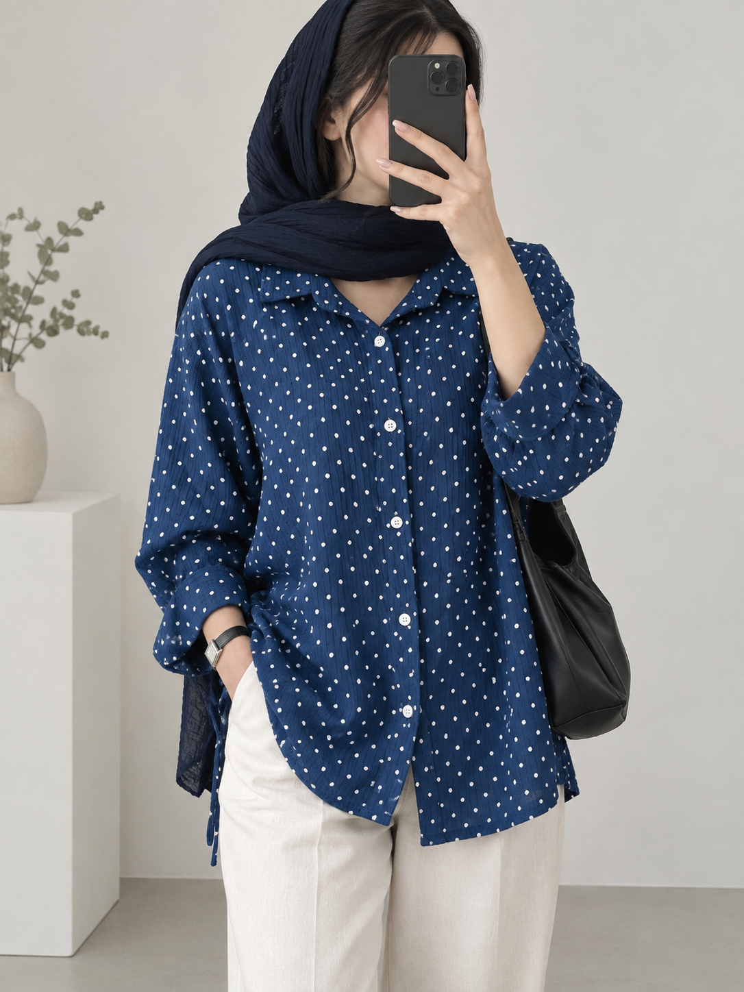 شومیز آستین بند دار